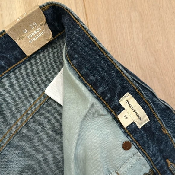 NEW Madewell Tomboy Straight 10" Rise Jeans Chaseley Wash Size 29 - Picture 14 of 16